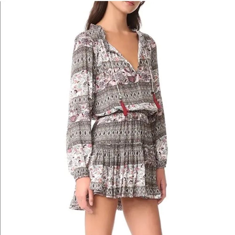 MISA Lorena Tiered Dress